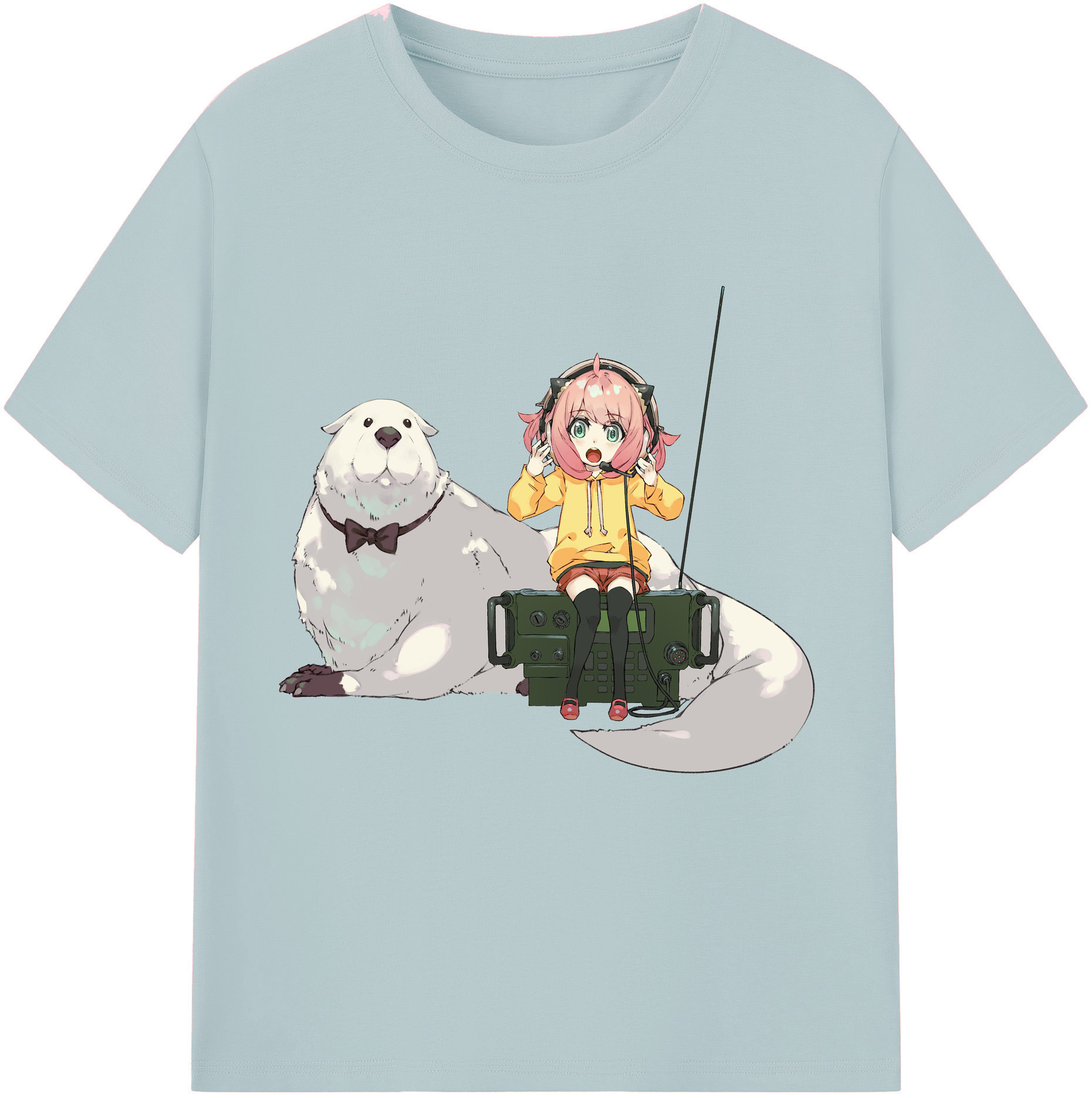 （画像用） SPY×FAMILY间谍家家酒 綿100％半袖Tシャツ（フロントプリント）